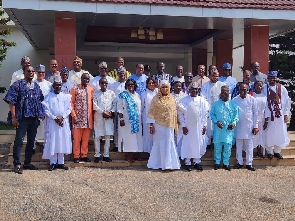 A group photo of Bawumia and some of the MPs