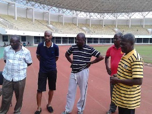 FA Cup Committee at the Essipong Stadium ready for FA Cup final
