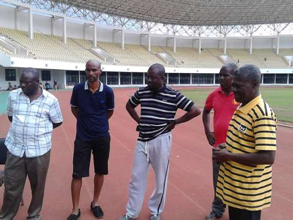 FA Cup Committee at the Essipong Stadium ready for FA Cup final