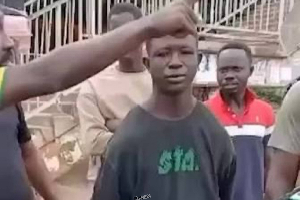 Strika was reportedly seen cutting the railings of the footbridge
