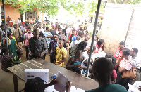 File photo of teachers receiving allowances.