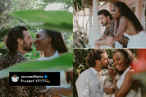 A photo of Venus Williams and her husband, Andrea Preti