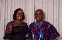 Dr. Joseph Kofi Antwi and his wife, Mrs. Fiona Antwi