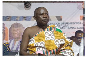 Barimah Osei Hwedie II at the ptayer festiival