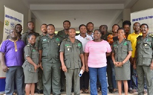 Some staff of the Forestry Commission