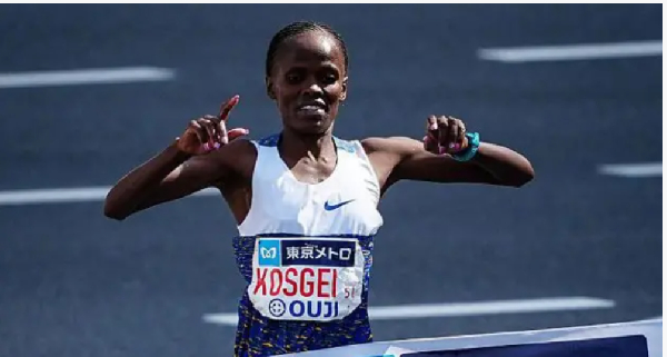 Brigid Kosgei also won the Tokyo Marathon in 2021