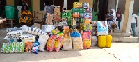 The items donated were worth GH