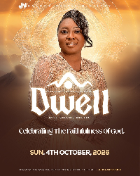 'Dwell with Salome Nketia' is scheduled to take place on Sunday, October 4, 2026