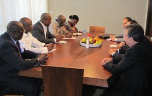 Mahama Meeting With Brazilian Officials