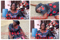 Abena Fosusaa truggled to control her emotions throughout the interview