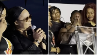 Creatives Vivian Jill and Roselyn Ngissah were seen crying at late Beverly Afaglo's one-week