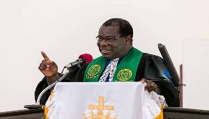 Rt. Rev. Prof. Joseph Obiri Yeboah Mante, the Moderator of the Presbyterian Church of Ghana