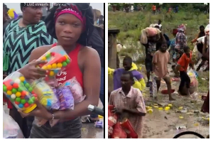 Several people were captured engaging in various activities during the rain