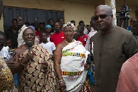 Chief of Breman, Nana Asraman II has endorsed President Mahama