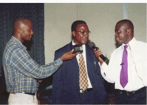 A younger Mahama interviewed by Yaw Ampofo in the 1990's