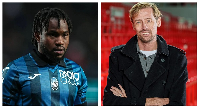 Ademola Lookman and Peter Crouch
