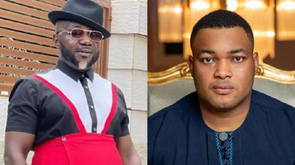 Osebo the Zaraman (L) calls out Kwadwo Safo Jr (R) over Kantanka leadership