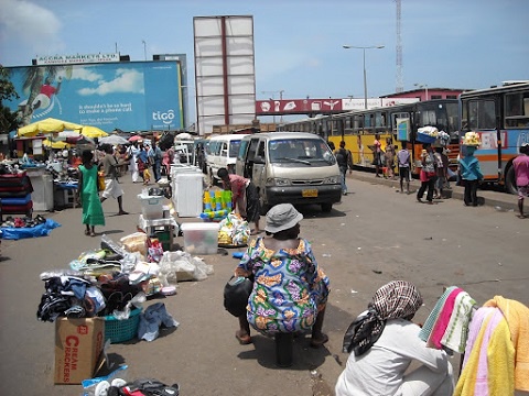 File photo of street hawkers