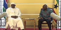 President of The Gambia, Adama Barrow and President Akufo-Addo