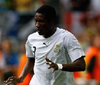 Gyan scored Ghana's first World Cup goal