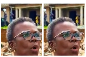 The woman whose house was allegedly demolished at Kojokrom