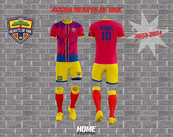 Hearts of Oak unveil new kits for 2021/22 season - MyJoyOnline