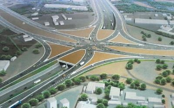 A model of the Tema Motorway Interchange