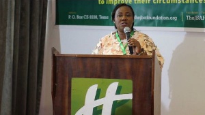 Pearl Esua-Mensah, chairperson for JBA Foundation