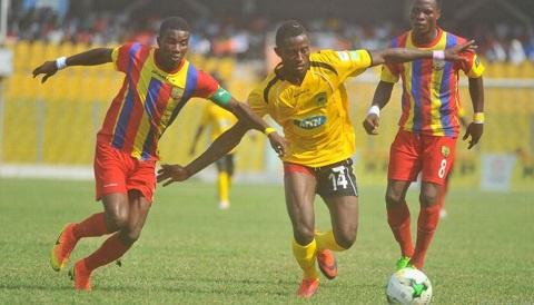 Asante Kotoko scored three goals against Hearts of Oak to win the MTN FA trophy