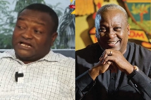 John Dramani Mahama (right) and Hassan Ayariga