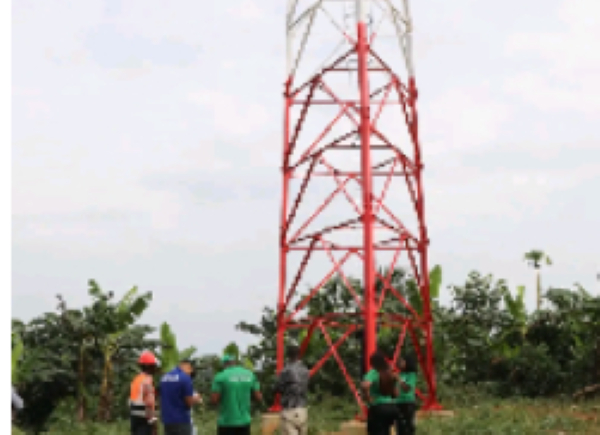 GIFEC officials and Ellembelle DCE inspecting the project