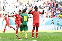 Breel Embalo refuses to celebrate after scoring against Cameroon