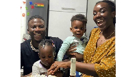 Stonebwoy with his family