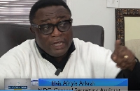 Elvis Afriyie Ankrah is vying to become the NDC's General Secretary
