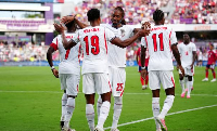 Three Lions cruise to victory with goals from Rice, Gordon and Watkins
