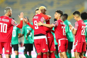 A photo from the Wydad AC vs Espérance game in 2019