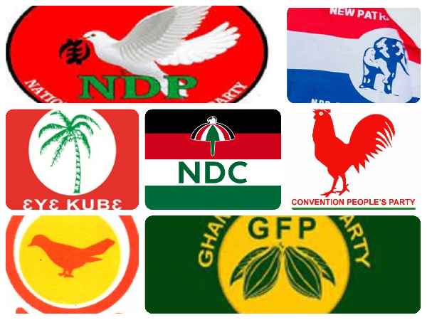 Some political parties in Ghana