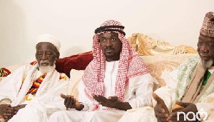 Chief Imam, Sheikh Dr Osmanu Nuhu Sharubutu and CEO of Menzgold, Nana Appiah Mensah