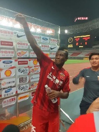 Asamoah Gyan voted as the Best Player of the Round