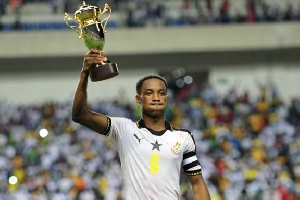 Black Starlets captain Eric Ayiah