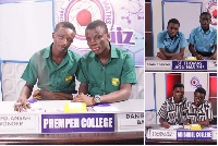 Prempeh College won the 2017 edition of the National Science and Maths Quiz