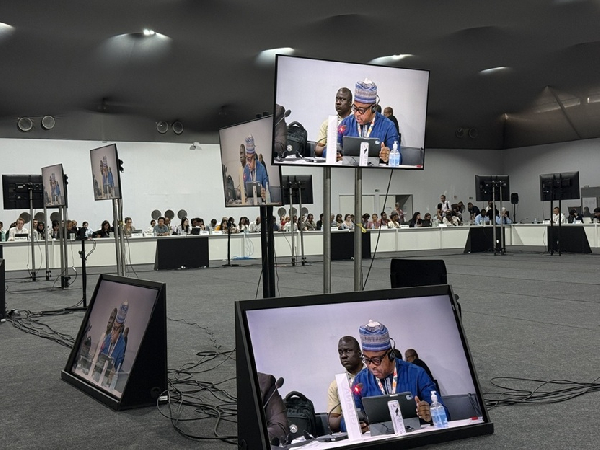 Minister of Climate Change and Sustainability Issifu Seidu at the COP30