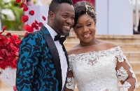 Adjetey Anang and his wife, Elorm