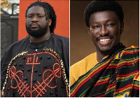 Ajagurajah (L) says Cheddar (R) will become the president of Ghana