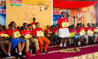 The 13 students are among a total of 57 students who qualified for the contest from Tema