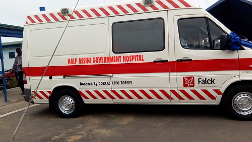 File photo: the ambulance will ease transportation of patients in need of emergency healthcare