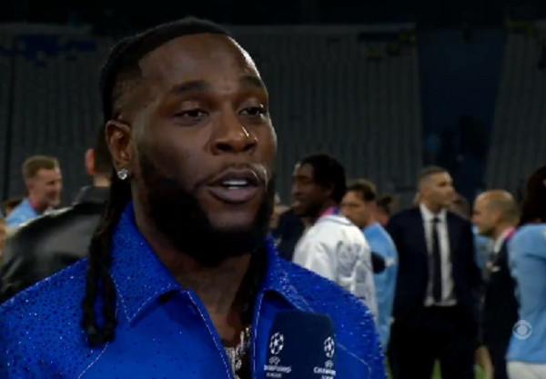 Burna Boy performed to millions at the Uefa Champions' League final in June