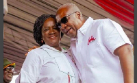 Naana Jane Opoku-Agyemang and John Mahama