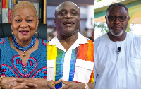 L-R: Joyce Aryee, Rev. Kusi Boateng and Dr. Paul Opoku-Mensah