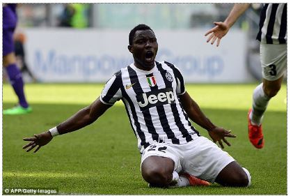 Kwadwo Asamoah has played 10 games for Juventus this season